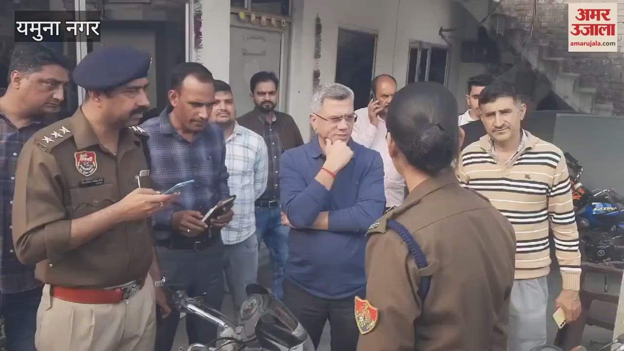 VIDEO : Bike riding miscreants opened fire on a liquor warehouse in Jagadhari, Yamunanagar, creating panic in the area