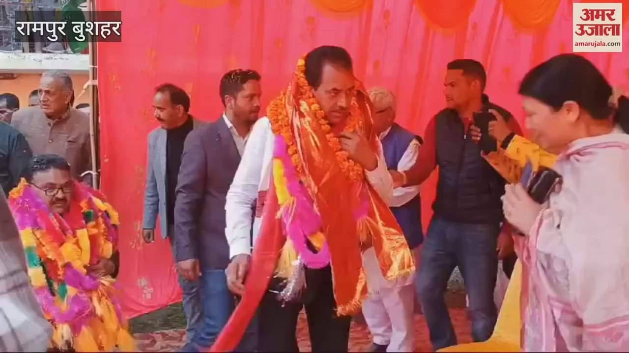 VIDEO : Buddhi Singh Thakur was given a grand welcome in his home area Bagipul on being appointed as the Chairman of Milkfed