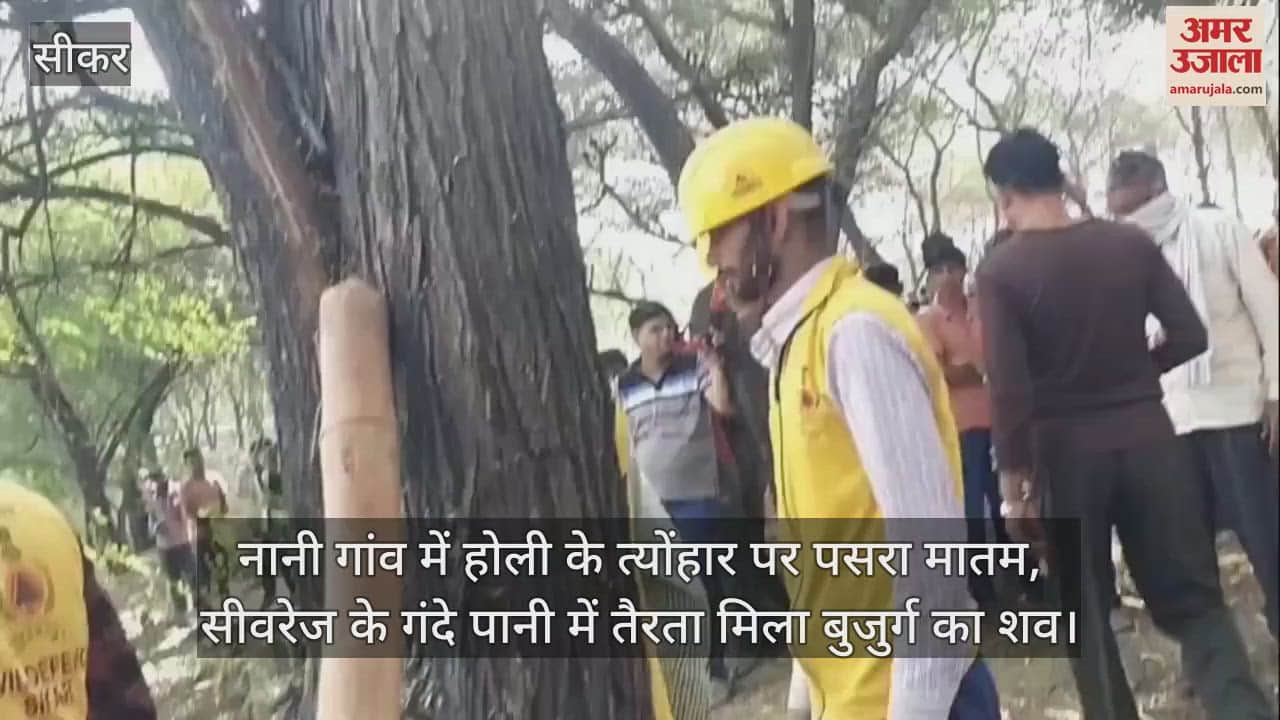 Sikar News: Mourning spread on Holi in Nani village, body of an elderly man found floating in dirty water