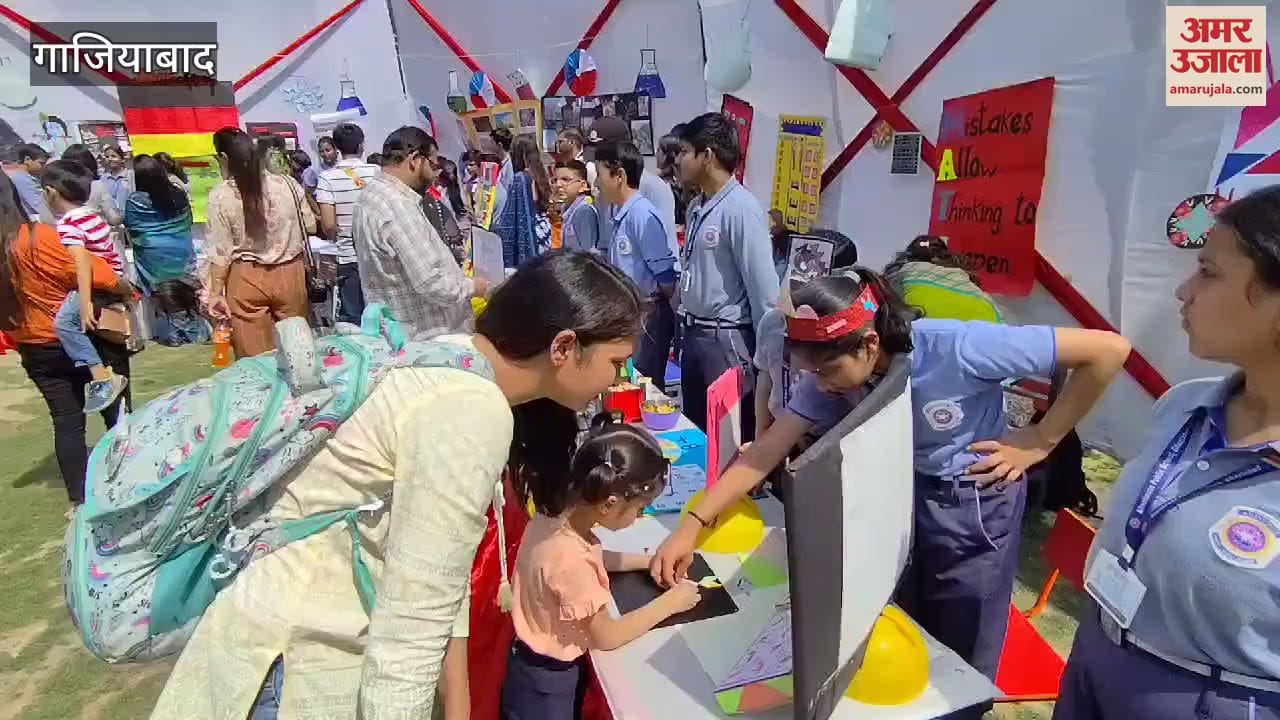 VIDEO : Students giving information about the model in the annual exhibition organized in the school