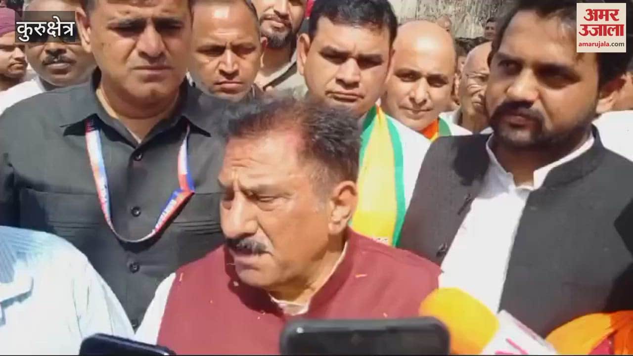 VIDEO : BJP candidate Maafi Dhanda became president in Thanesar Municipal Council elections of Kurukshetra, celebrations erupt among workers