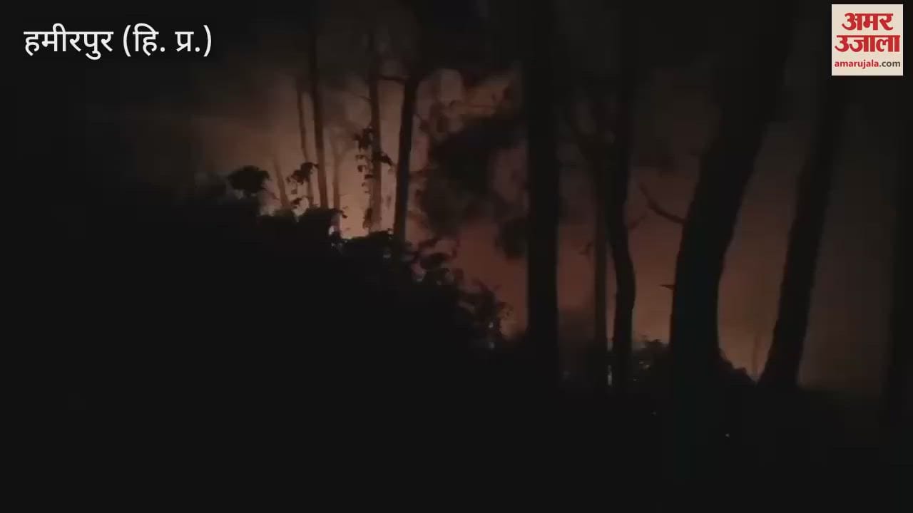 VIDEO : Fire broke out along barrier two of Diyotsiddh