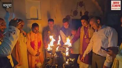 VIDEO : Charkula dance performed in Mukhrai of Mathura