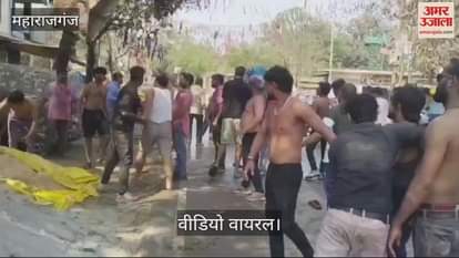 VIDEO : Gold merchant beaten up by miscreants