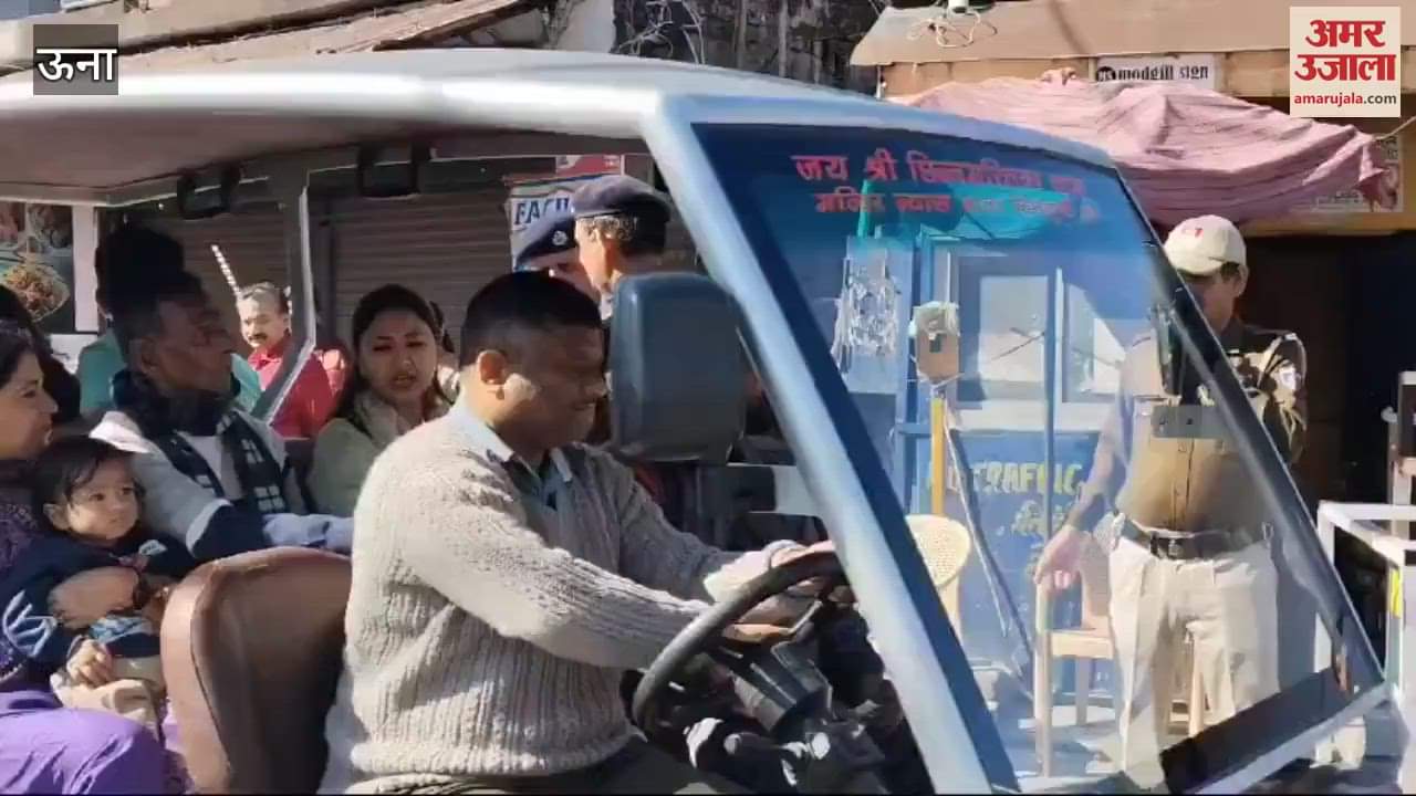 VIDEO : To improve the traffic system in Chintpurni the traffic in-charge himself took charge