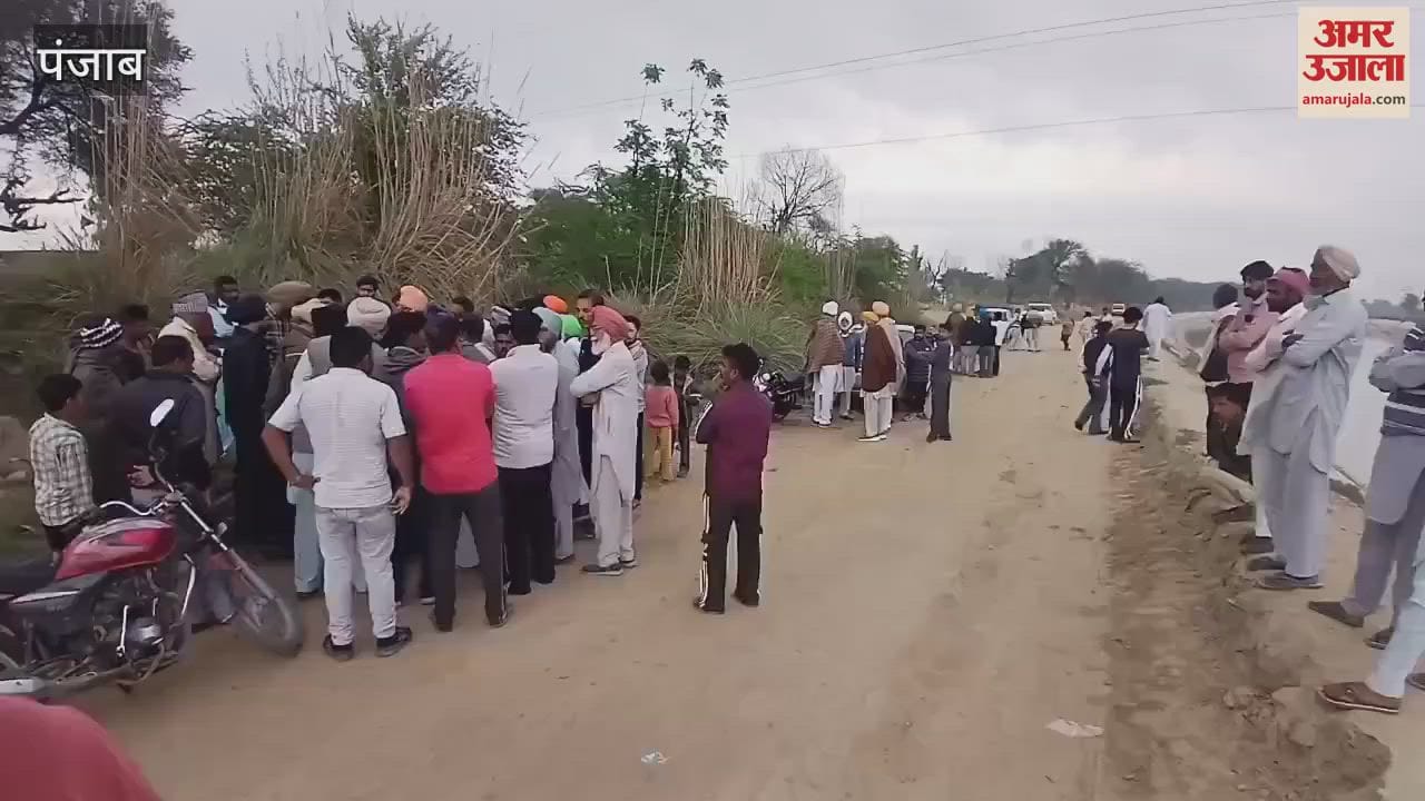 VIDEO : Father and son jumped into Rajasthan feeder in Muktsar