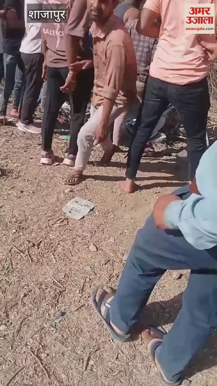 MP News Two youths of Shajapur died and two others were injured in road accident in Rajasthan