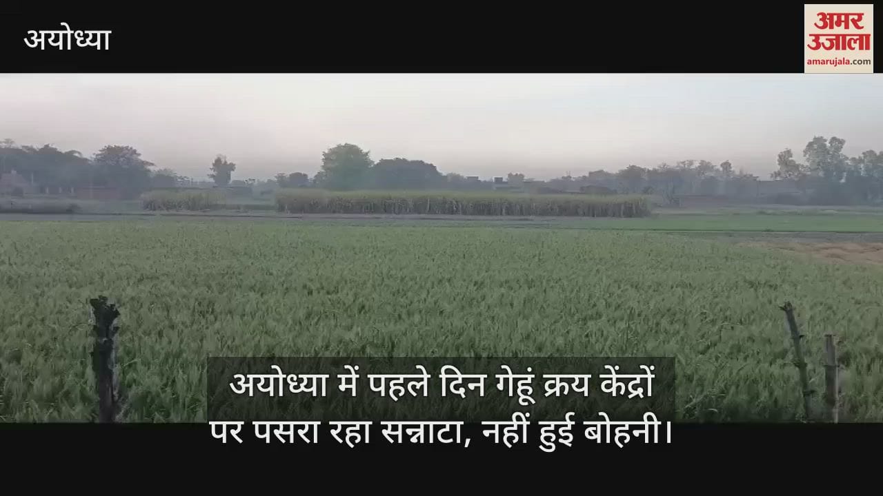 VIDEO : अयोध्या में पहले दिन गेहूं क्रय केंद्रों पर पसरा रहा सन्नाटा, नहीं हुई बोहनी