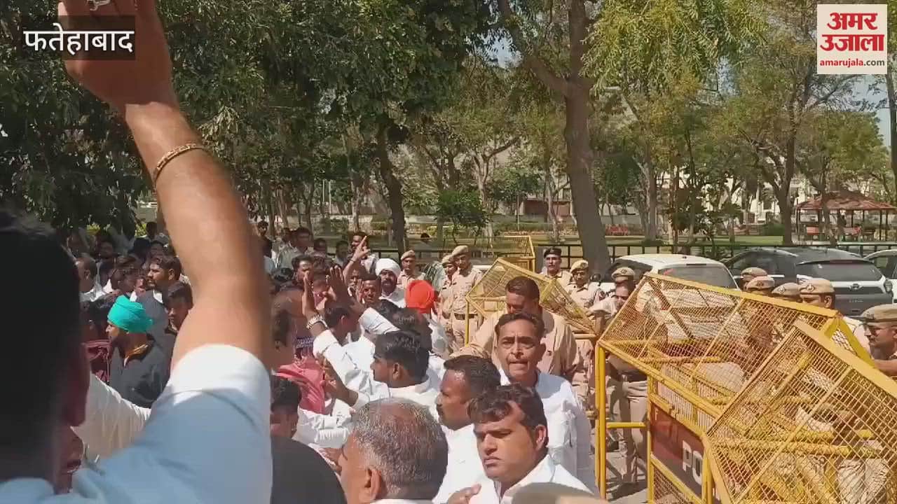 VIDEO : case of assault on Sarpanch representative in Fatehabad escalated, villagers demanded police action