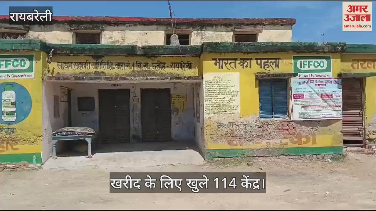 VIDEO : Raebareli: गेहूं खरीद केंद्रों पर सन्नाटा, नहीं पहुंचे अन्नदाता, खरीद के लिए खुले 114 केंद्र, नहीं हुई बोहनी