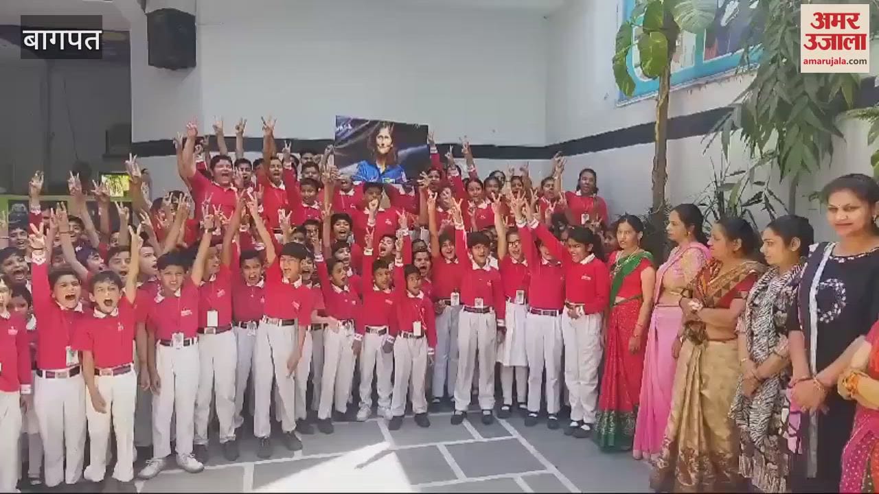 VIDEO : Baghpat: Slogans raised for Sunita Williams Zindabad