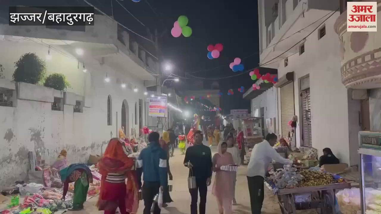 VIDEO : Crowd of devotees gathered at Shri Budhho Mata Mandir in Jhajjar