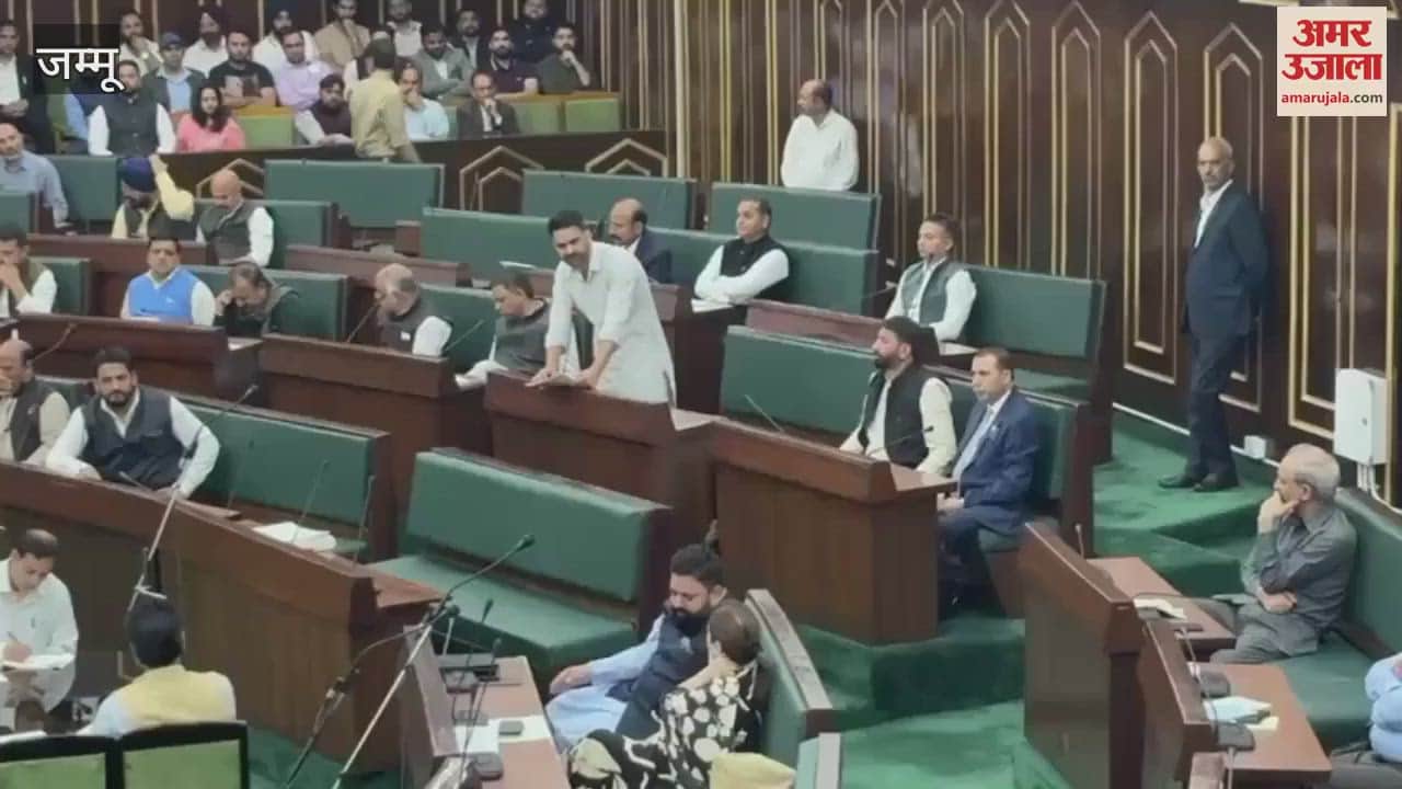 VIDEO : A heated debate between MLA Mehraj Malik and BJP MLAs, the atmosphere in the House became heated