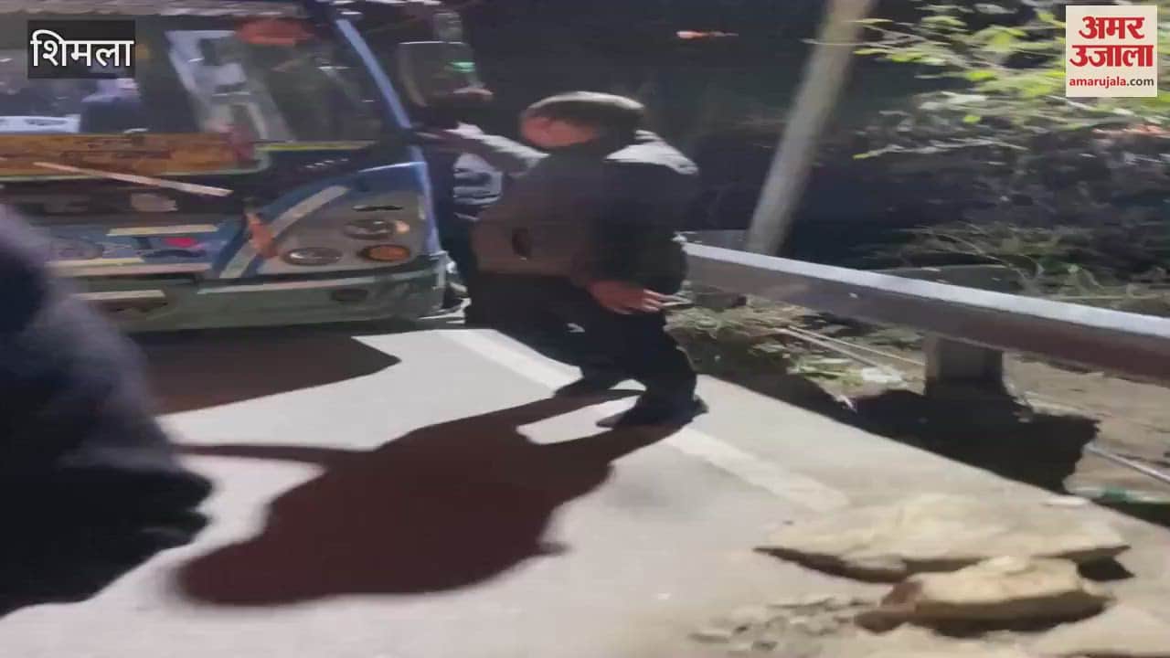 VIDEO : Vimal Negi death case BJP Legislature party reached Chakka Jam site with Leader of Opposition Jairam Thakur