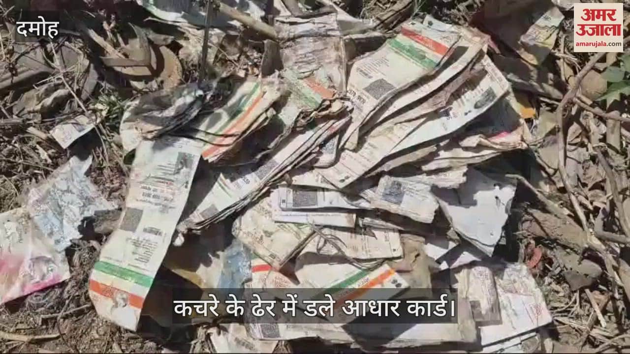 Hundreds of Aadhar cards found in garbage dump