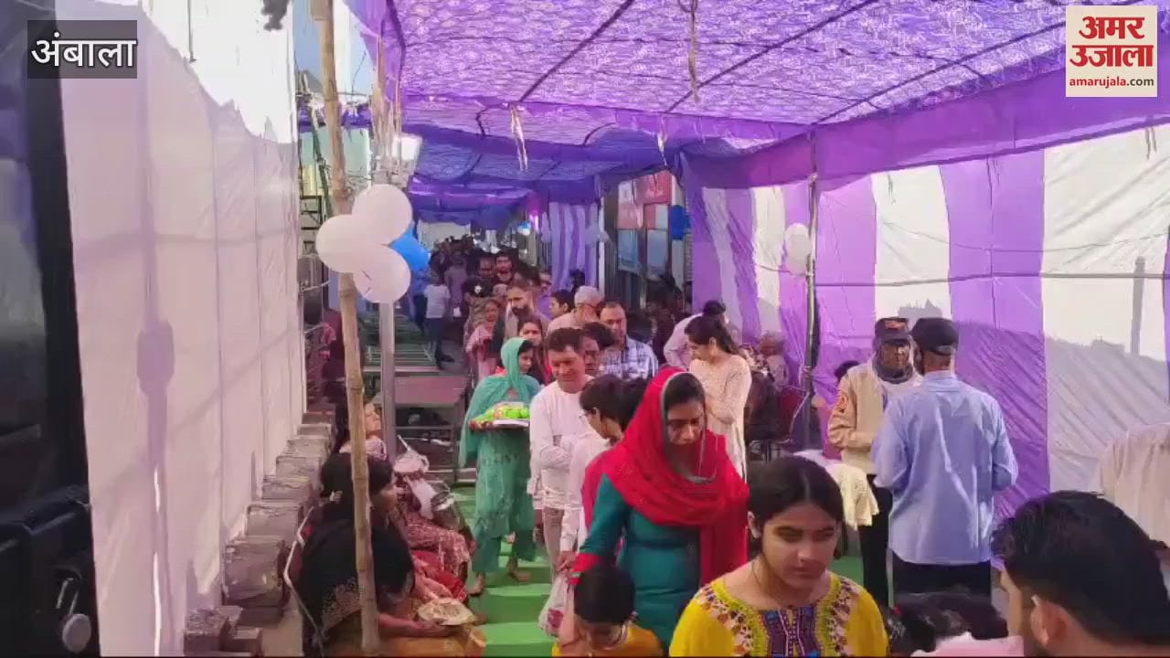 VIDEO : Basoda puja was performed in Sheetla Mata temples of Ambala, devotees stood in queues and bowed their heads