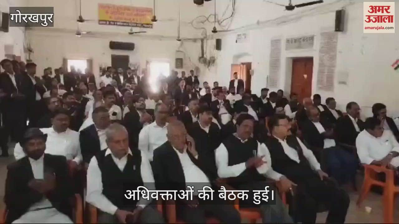 VIDEO : Lawyers went on a one-day strike, angry over the Lucknow incident