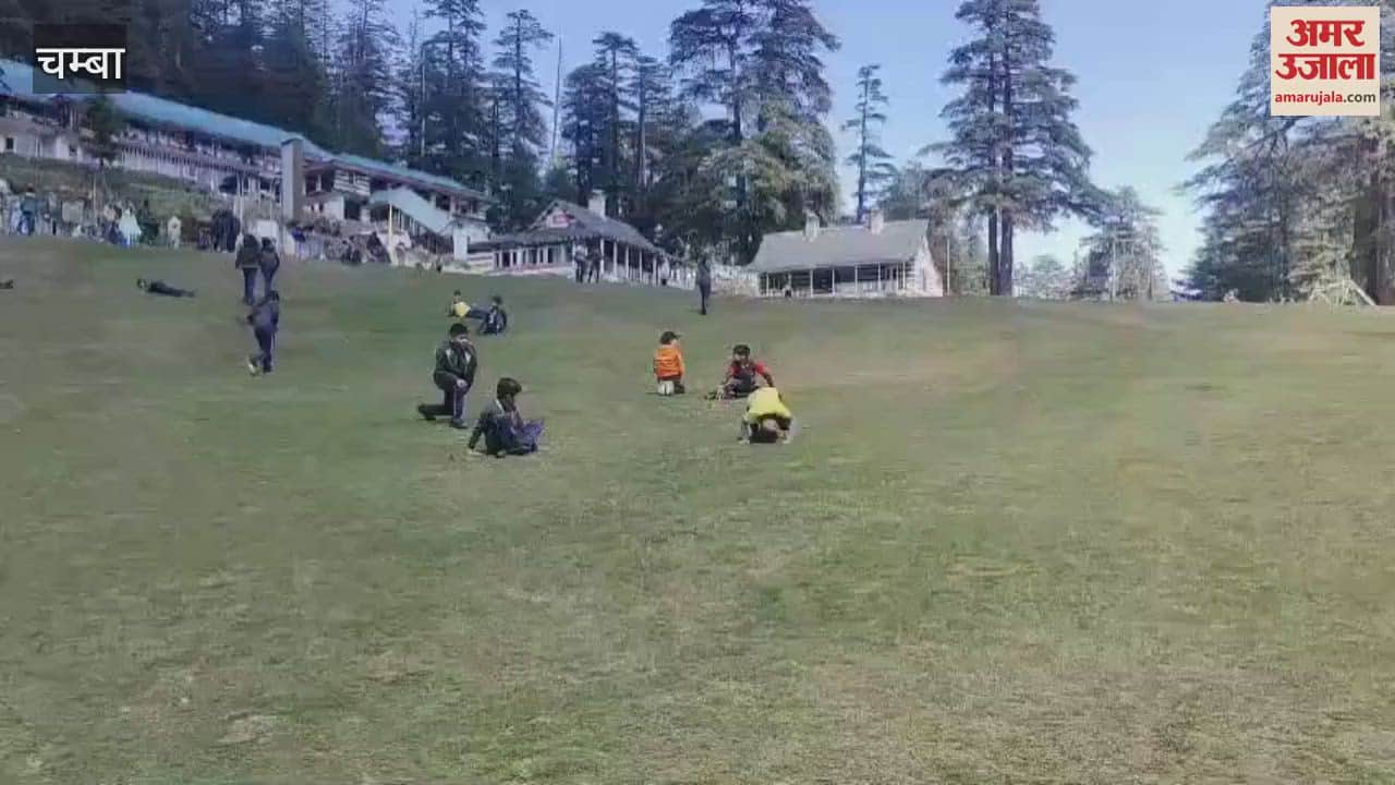 VIDEO : Students of Kendriya Vidyalaya Banikhet reached tourist destination Khajjiar on an educational tour