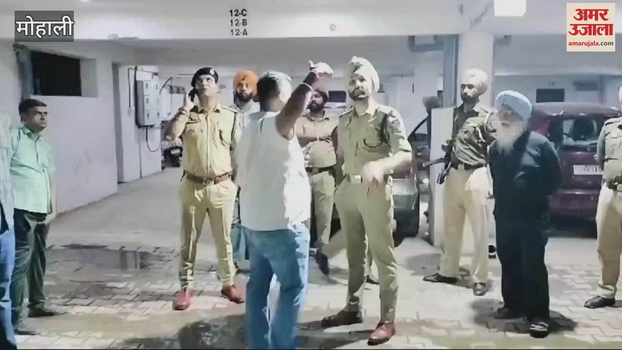 VIDEO : Firing on police in Zirakpur, gangster injured after being shot in the thigh in retaliation