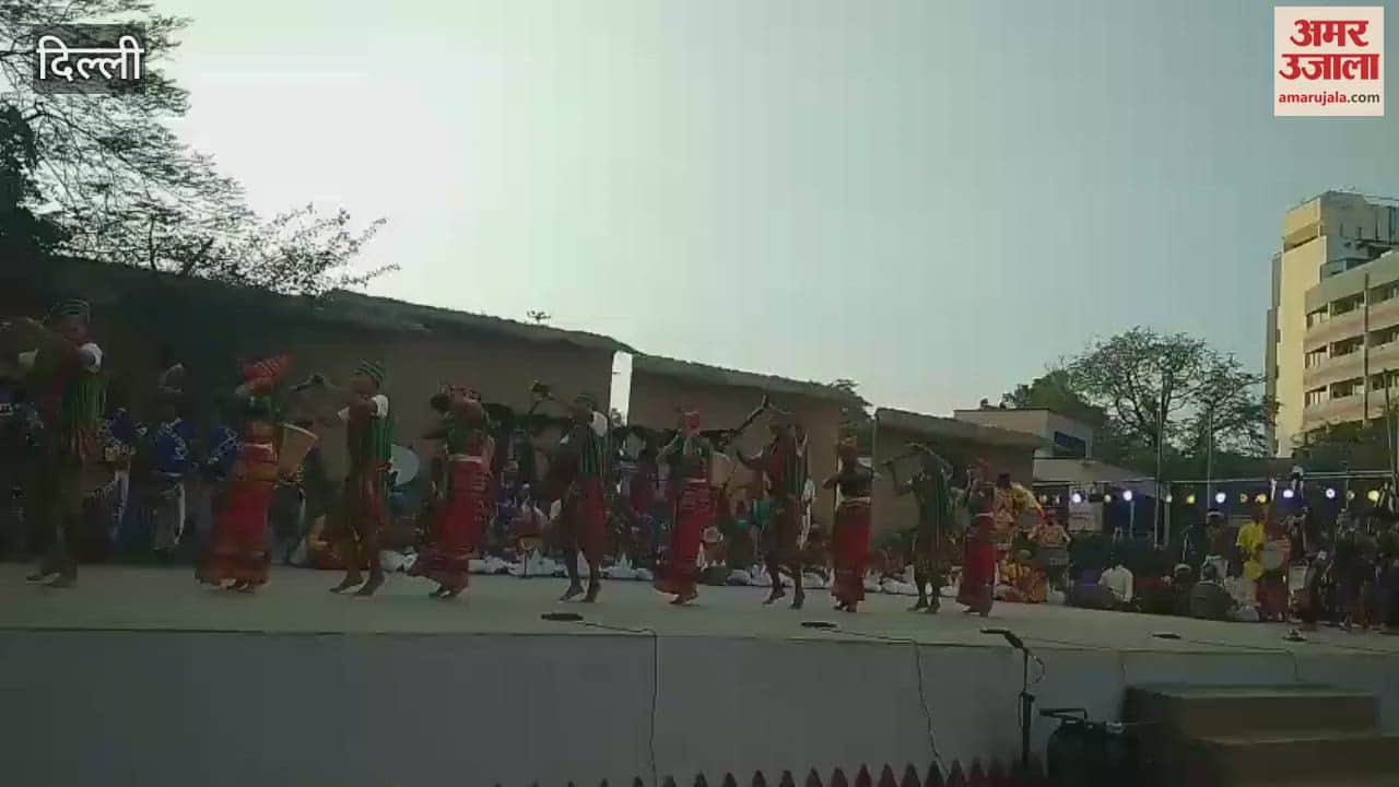 VIDEO : North-east artists performing in the premises on the second day of Adi Rang Mahotsav in Delhi