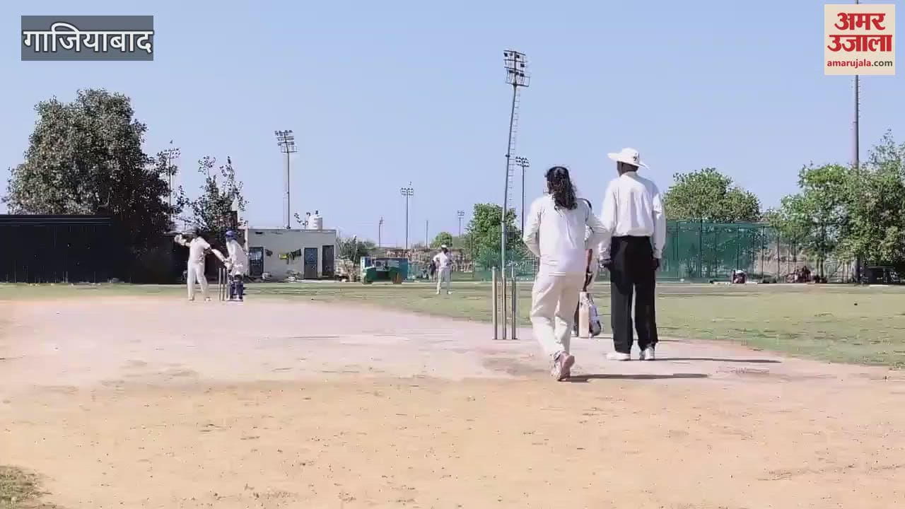 VIDEO : Female players were seen playing GCA Women League cricket match in Ghaziabad