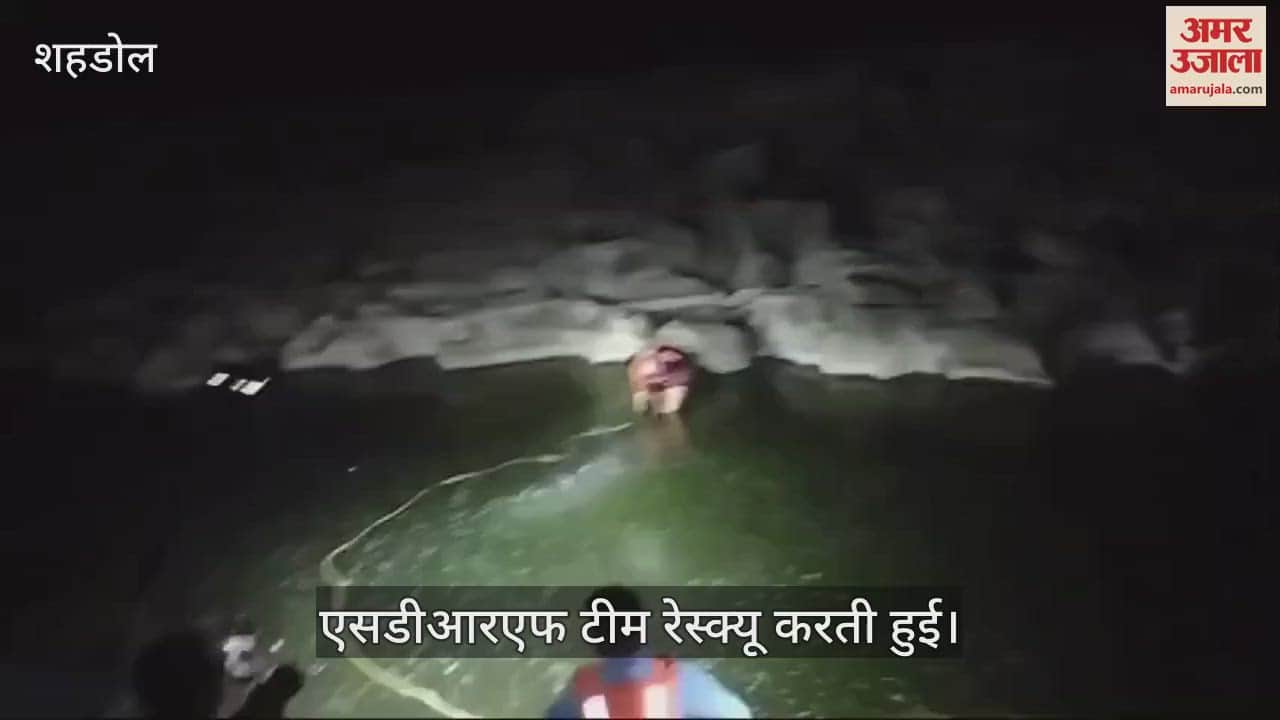 Shahdol News Rescue team found the bodies of brother-in-law and sister-in-law who drowned in Son river