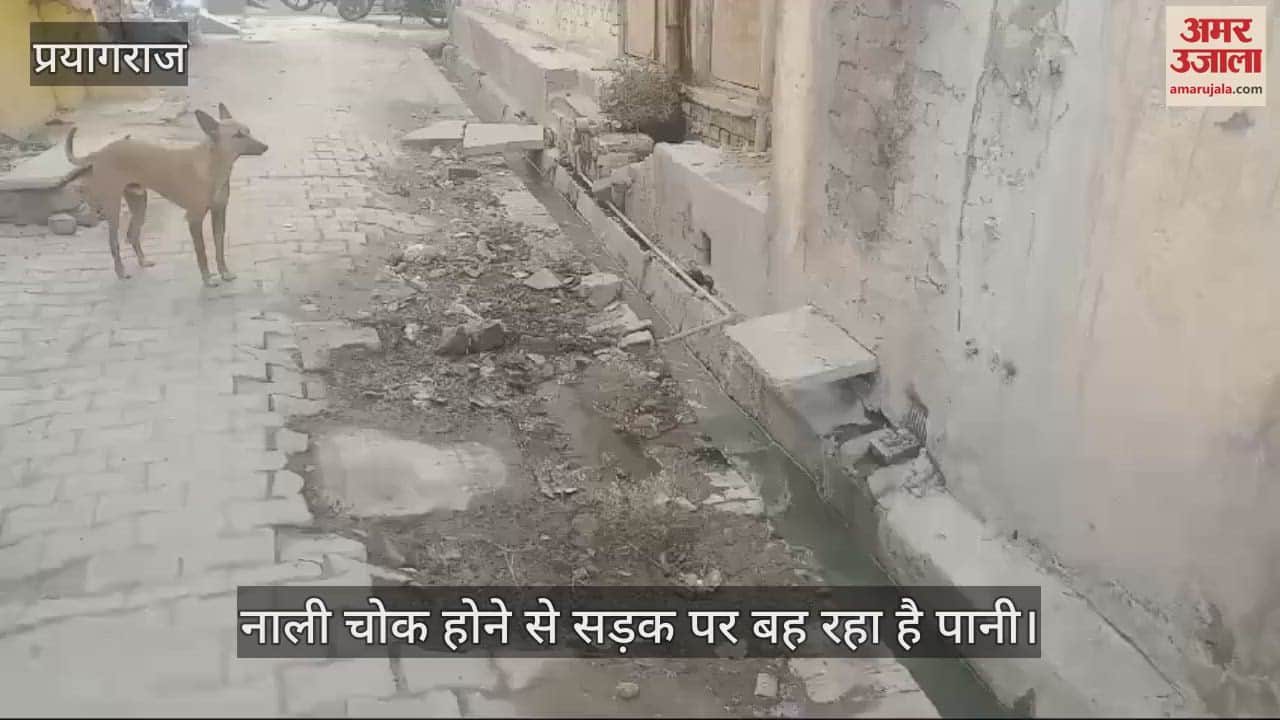 VIDEO : Due to collapse of drains in Katra, sewer water is flowing on the road, Municipal Corporation is careless.