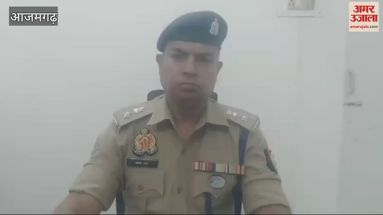 VIDEO : encounter in Azamgarh Two miscreants arrested one injured five incidents exposed cash jewellery recovered
