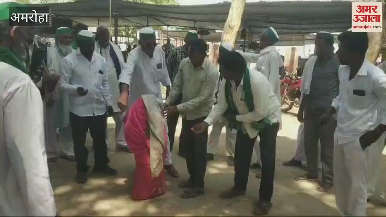 VIDEO : Bhakiyu Asli burnt the effigy of Punjab Chief Minister, protested in Hasanpur Tehsil