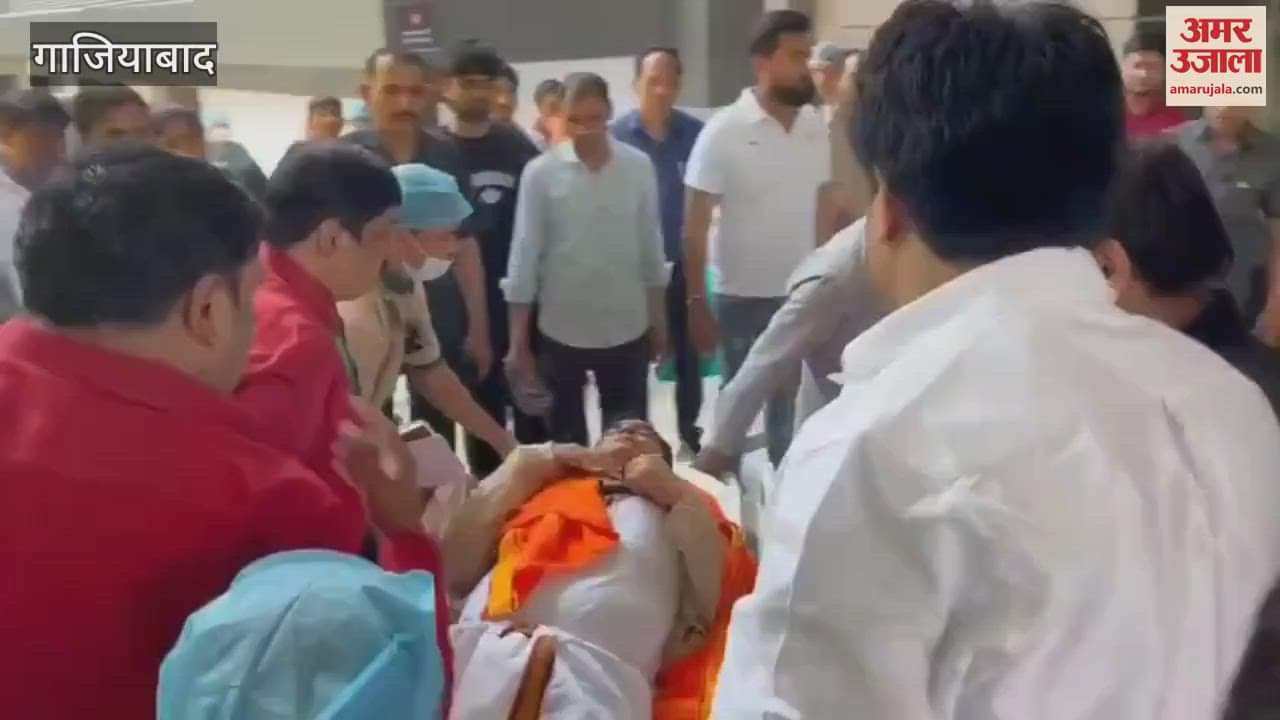 VIDEO : Loni MLA Nand Kishore Gurjar deteriorated during  hunger strike
