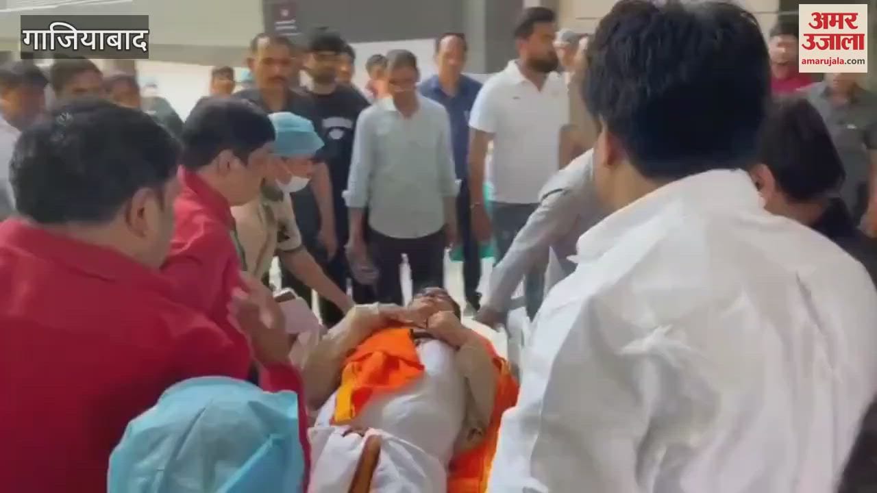 VIDEO : Loni MLA Nand Kishore Gurjar deteriorated during  hunger strike