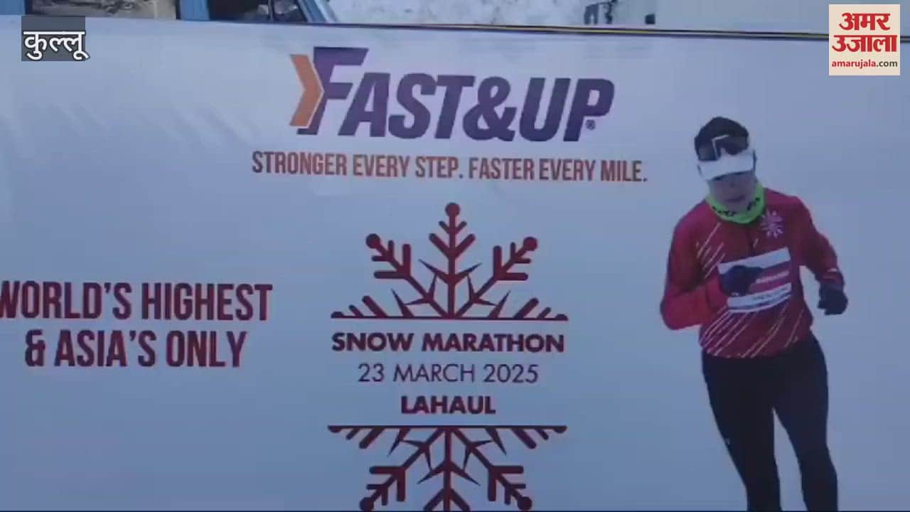 VIDEO : Snow Marathon at Sissu 11000 feet above sea level in Lahaul