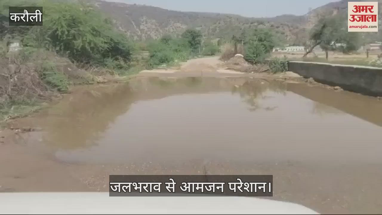 Karauli: Villagers troubled by waterlogging in dirty drains, warned of agitation if problem is not resolved