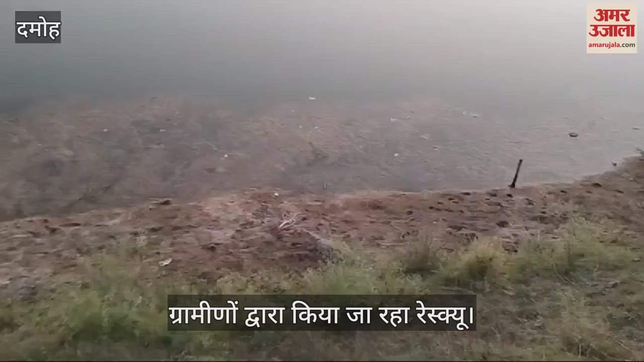 Damoh News: Villagers rescued a crocodile that came out of Byarma river