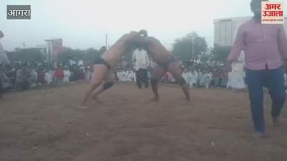 VIDEO : Wrestling between Hathras and Haryana ended in a draw