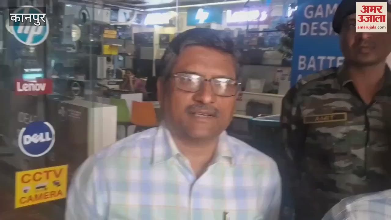 VIDEO : Seven shops sealed in Naveen Market in Kanpur, action taken by Municipal Corporation team