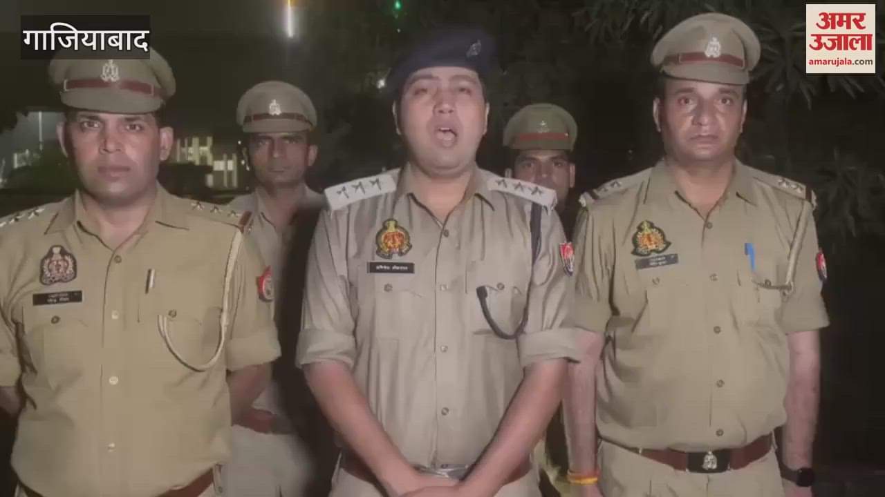 VIDEO : thief arrested in an encounter who stole from a jewellery shop in indirapuram