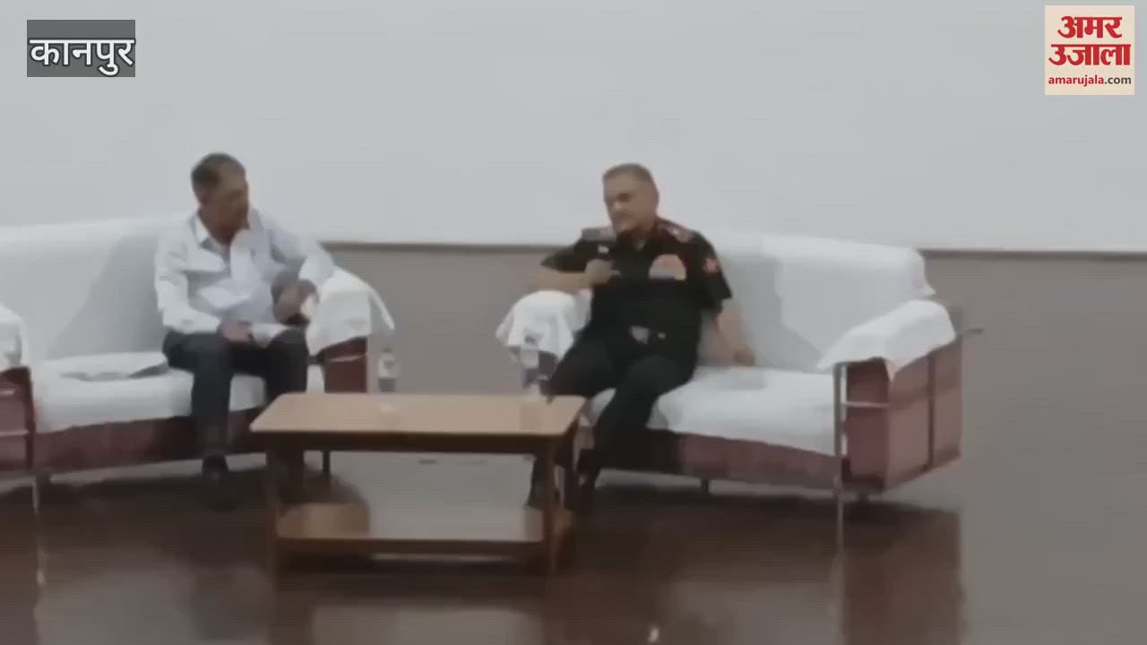 VIDEO : CDS General Anil Chauhan arrived at the Techkriti program of IIT Kanpur