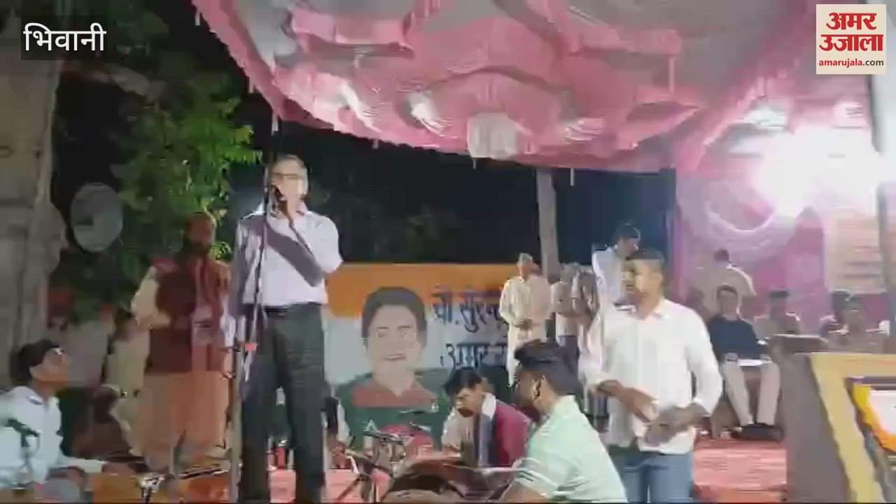 VIDEO : Bhiwani DC Mahavir Kaushik again played Pandit Lakhmi Chand ragini, artist woke up