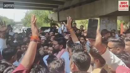 VIDEO : Anger over controversial statement on Rana Sanga preparations to surround SP MP Karni Sena