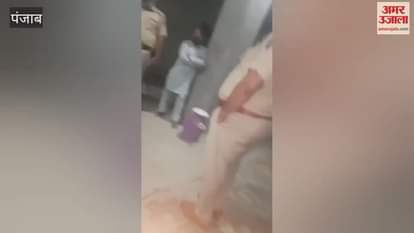 VIDEO : Police reached the house of BKU Ekta Sidhupur block chief Teja Singh at midnight in Faridkot