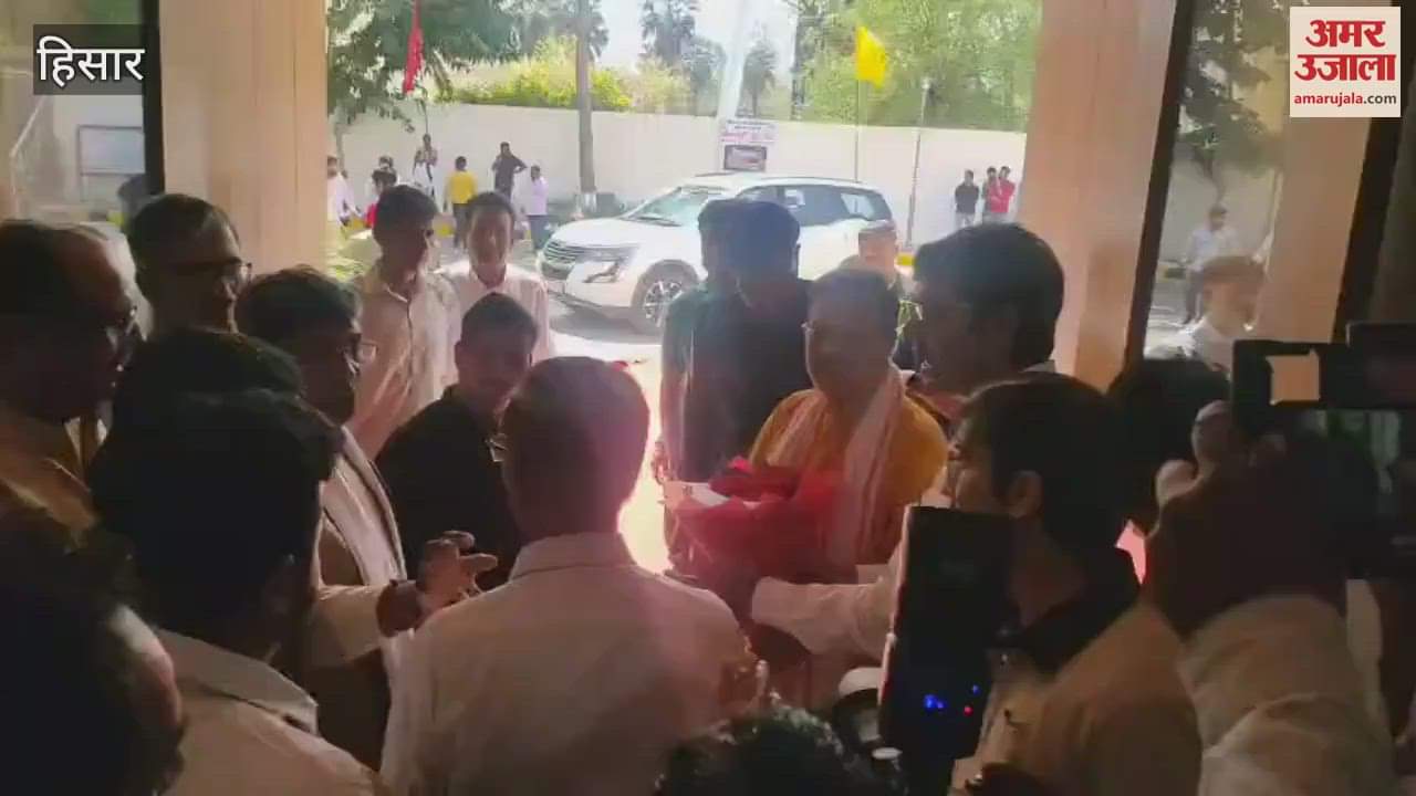 VIDEO : newly elected mayor of Hisar took charge in the corporation office, will work on this theme