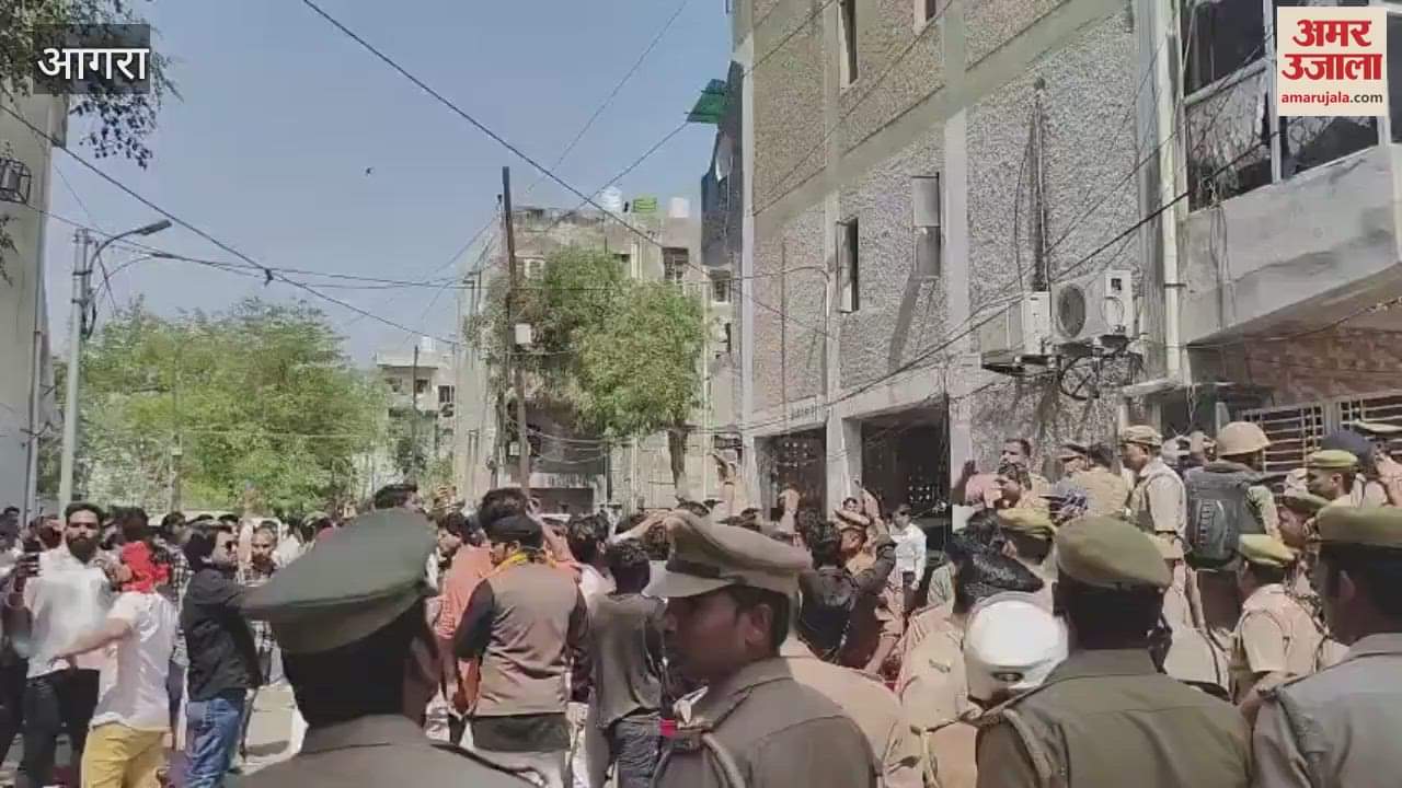 VIDEO : Karni Sena fled as soon as the police raised their batons
