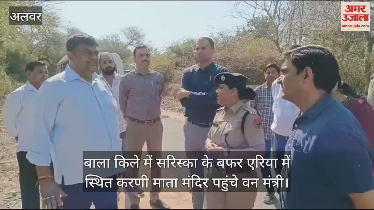 Forest Minister reached Karni Mata Temple which falls in the buffer zone of Sariska