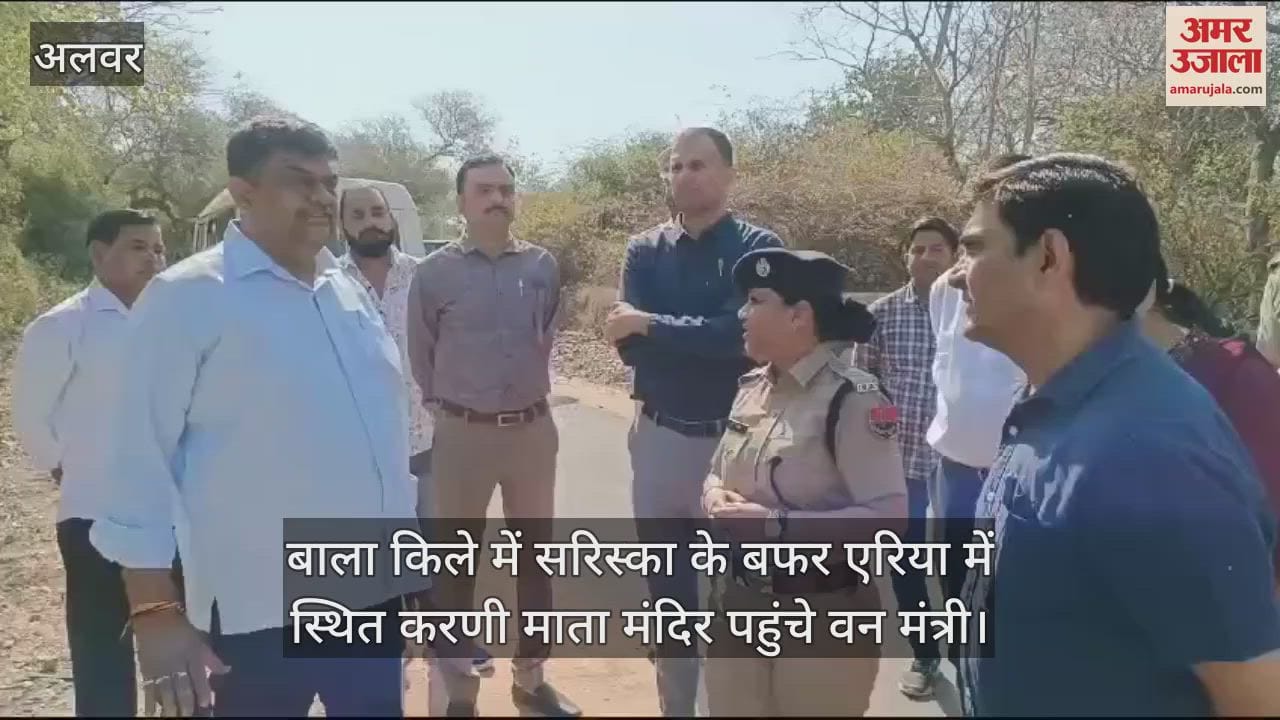 Forest Minister reached Karni Mata Temple which falls in the buffer zone of Sariska