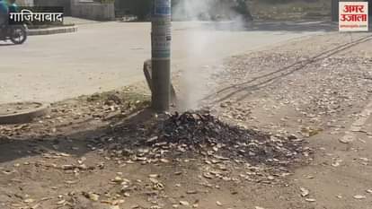 VIDEO : Every day garbage dumps are being set on fire in Loni