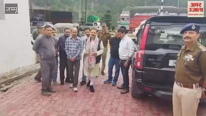 VIDEO : MLA Balwant Singh Mankotia visited the banned meat case in Chinani and inspected it.