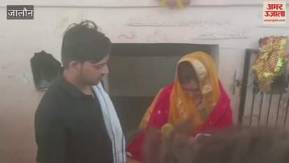 VIDEO : Family members caught lover who came to meet his girlfriend and got him married