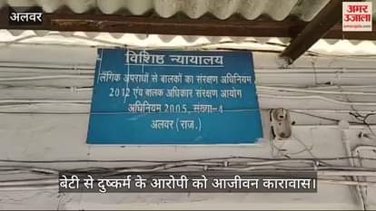 The accused of raping his daughter was sentenced to life imprisonment