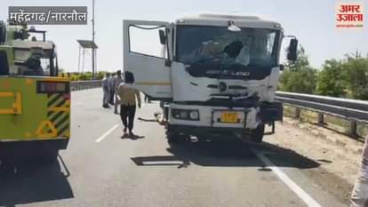 VIDEO : Horrific road accident on NH 152D in Mahendragarh, two died on the spot